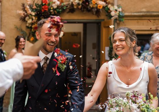 Micro wedding at Riddle's Court, Edinburgh.